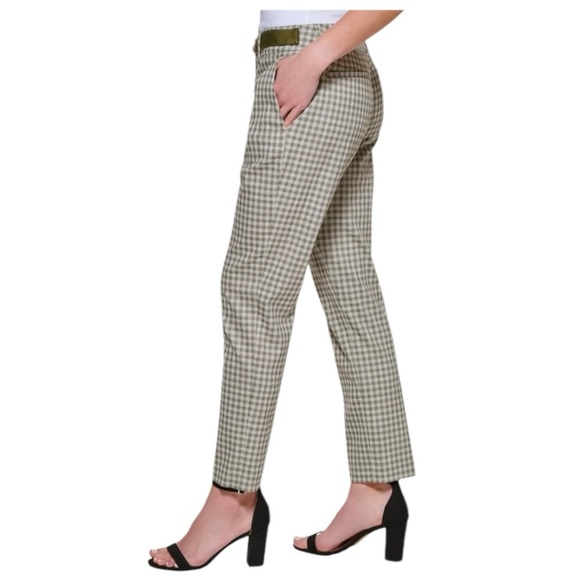 DKNY Women's Grosgrain Straight Leg Everyday Pants - Picture 3 of 14